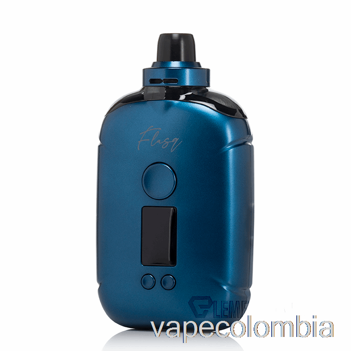 Vape Desechable Eleaf Flasq 40w Pod Mod Kit Azul Oscuro